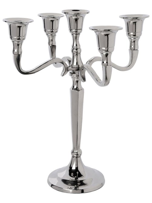 Bougeoir 5 branches en métal décoration baroque MARSO - Kiabi Bougeoir 5 branches en métal décoration baroque MARSO - Kiabi