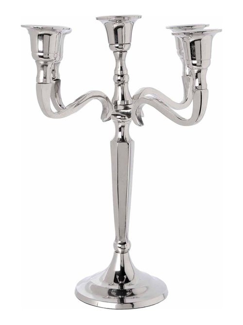 Bougeoir 5 branches en métal décoration baroque MARSO - Kiabi Bougeoir 5 branches en métal décoration baroque MARSO - Kiabi