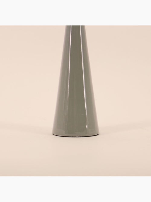 Bougeoir alu laqué vert 20cm - Kiabi