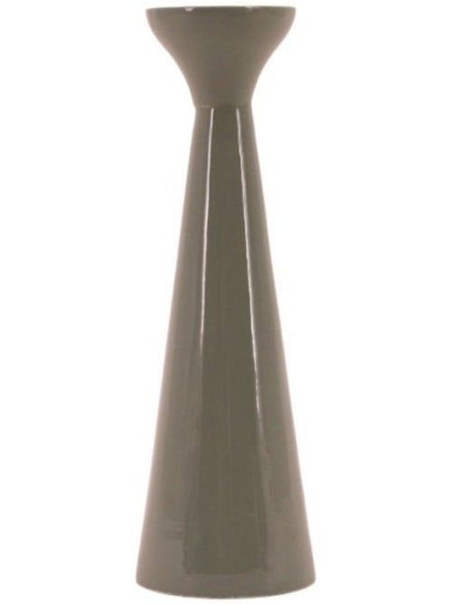 Bougeoir alu laqué vert 20cm - Kiabi