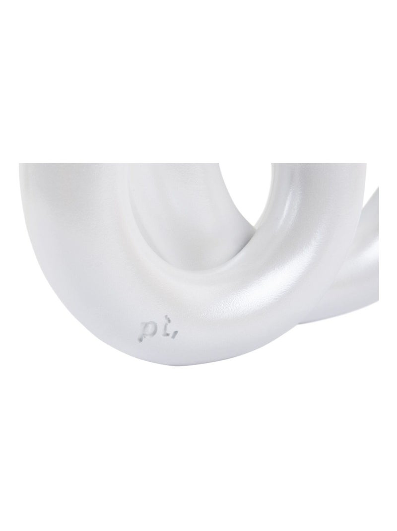 Bougeoir Anneaux moyen LOOPA Blanc - Kiabi