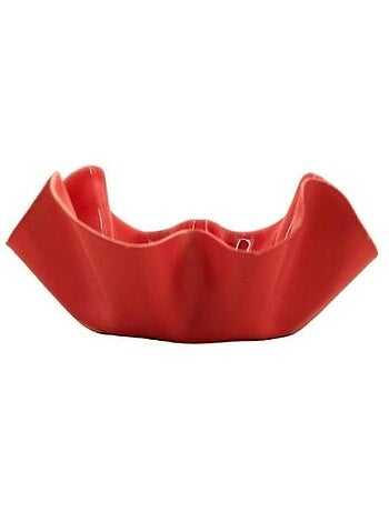 Bougeoir coupelle alvéolée en métal laqué