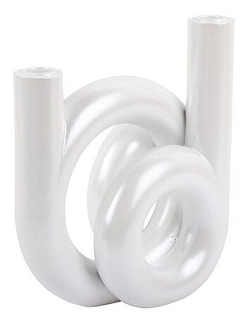 Bougeoir design sculptural en anneaux LOOPA