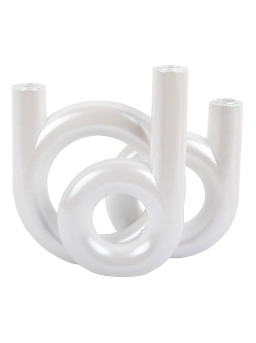Bougeoir design sculptural en anneaux LOOPA - Kiabi