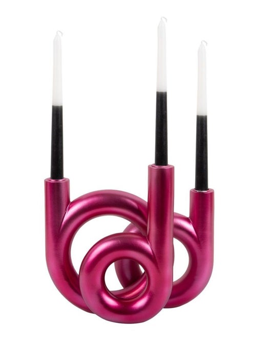 Bougeoir design sculptural en anneaux LOOPA - Kiabi