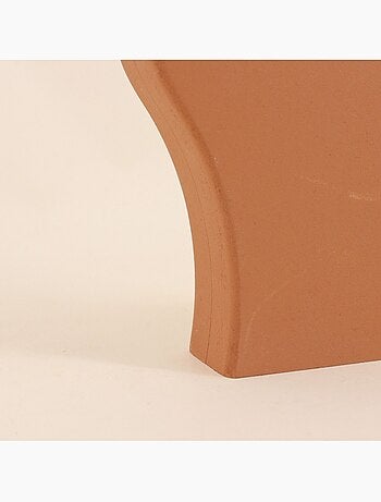 Bougeoir design terracotta 34cm