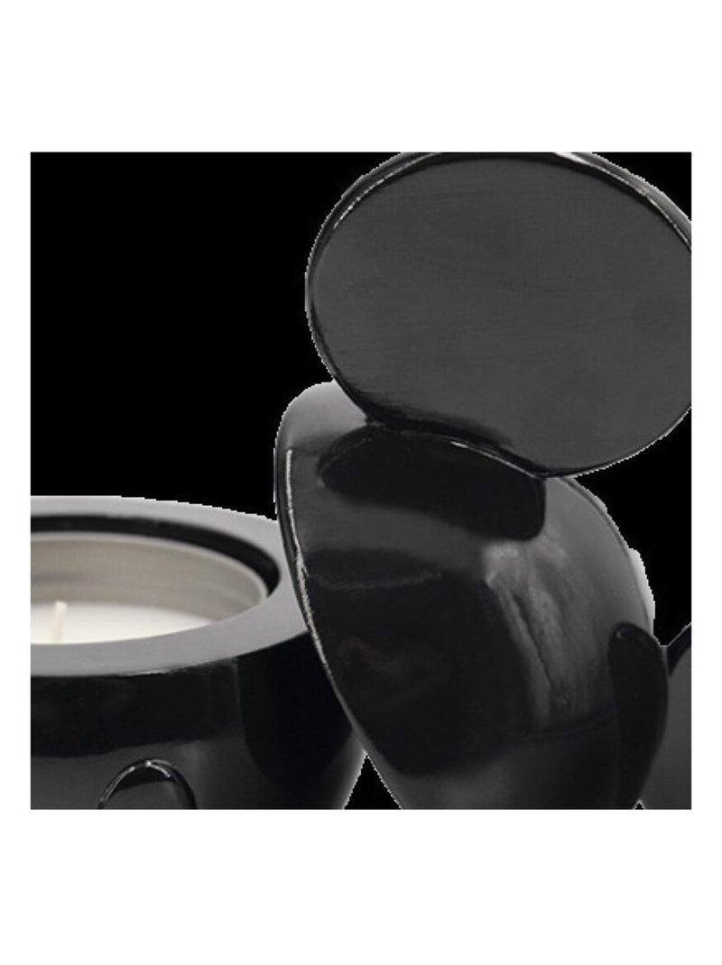Bougeoir Disney Mickey Mouse Collector Noir Noir Noir - Kiabi