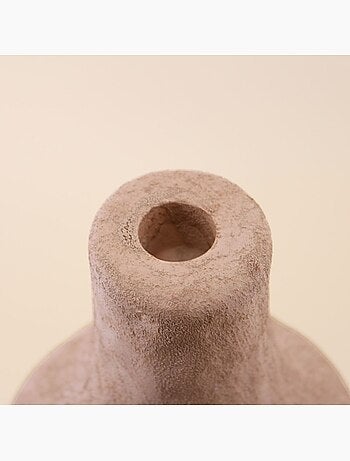 Bougeoir donuts en grès sable 45cm