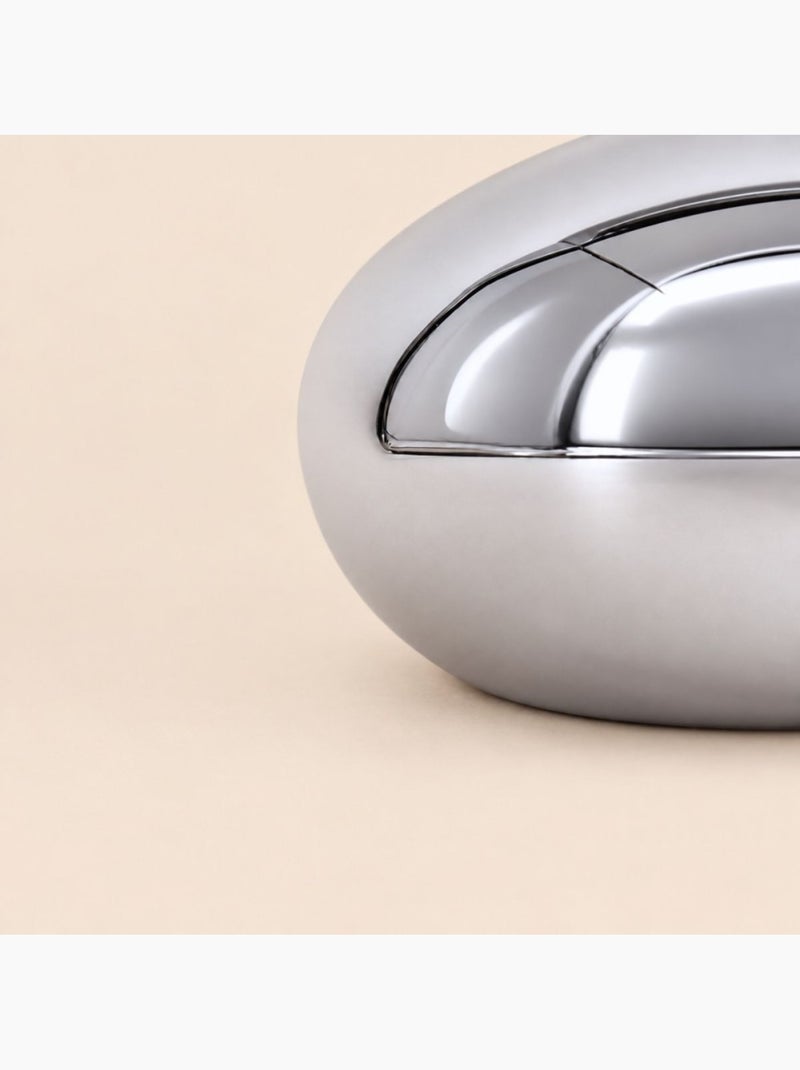 Bougeoir en céramique argenté d12cm Gris - Kiabi