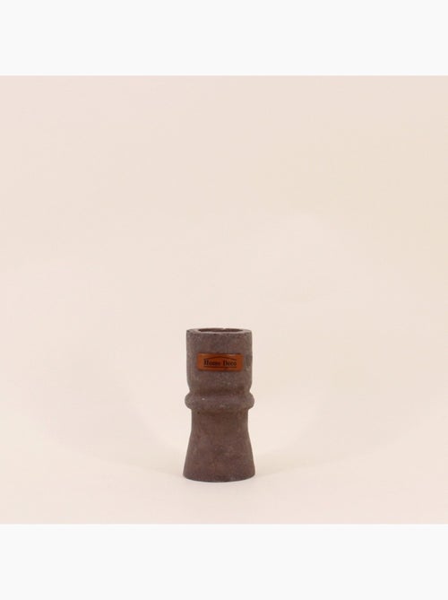 Bougeoir en papier maché marron 13,5cm - Kiabi
