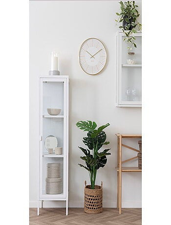 Bougeoir Hurricane - Bougeoir Hurricane, céramique/verre, gris 16x25,5 cm