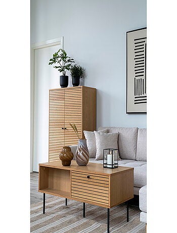 Bougeoir Hurricane - Bougeoir, métal/verre, noir 12x15 cm.