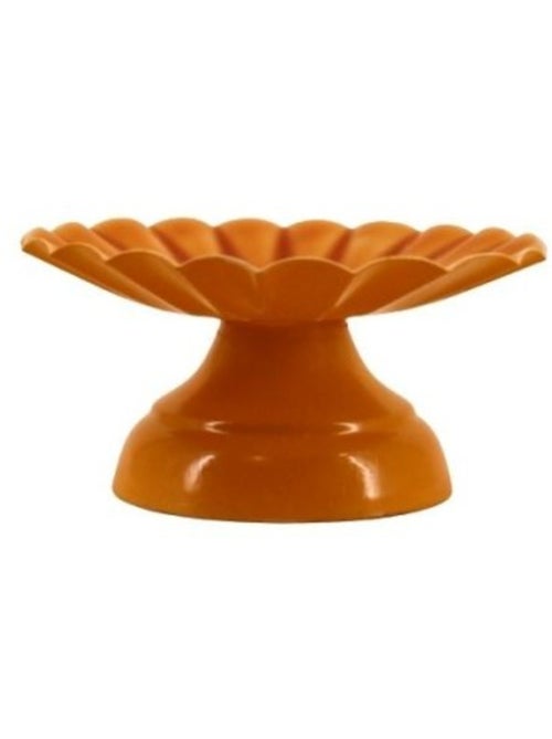 Bougeoir sur pied en métal laqué - Kiabi