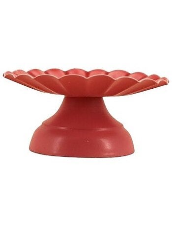 Bougeoir sur pied en métal laqué