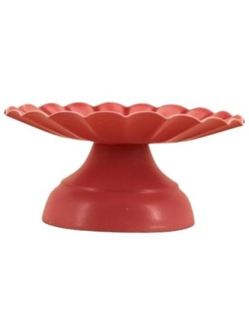 Bougeoir sur pied en métal laqué - Kiabi