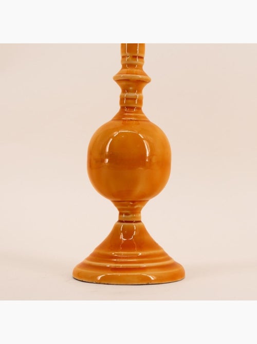 Bougeoir vintage en métal laqué 25cm - Kiabi