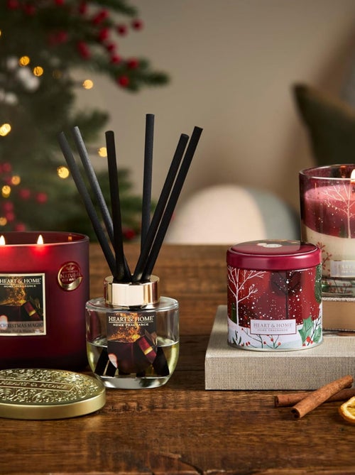 Bougie 2 mèches ellipse magie de Noël - Kiabi