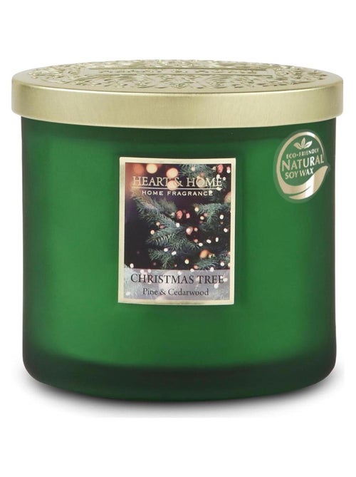 Bougie 2 mèches Ellipse Sapin de Noël - Kiabi