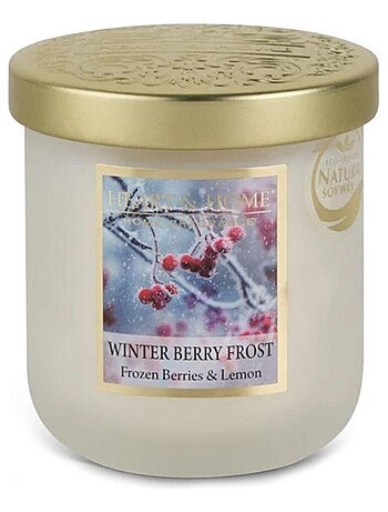 Bougie à la cire de soja baies d’hiver