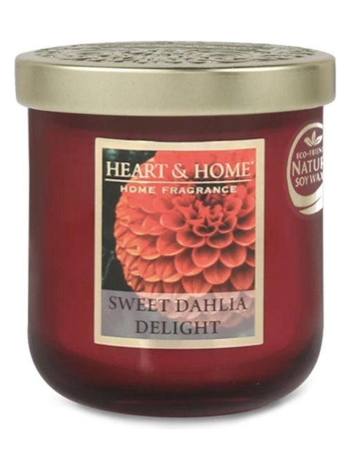 Bougie à la cire de soja Dahlia Royal - Kiabi