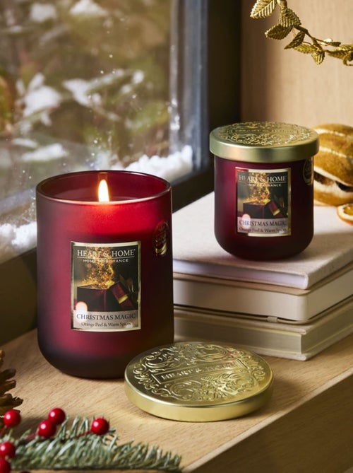 Bougie à la cire de soja magie de Noël - Kiabi