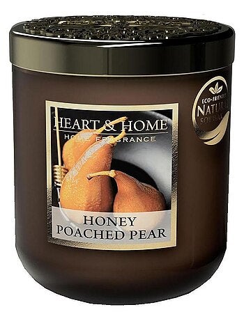 Bougie à la cire de soja Poire pochée au miel