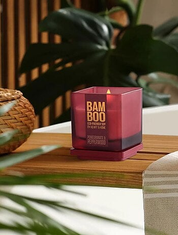 Bougie bambou grenade poivrée