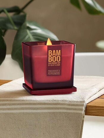 Bougie bambou grenade poivrée