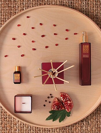 Bougie bambou grenade poivrée