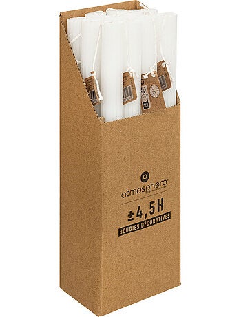 Bougie bâton à mèche en coton demi