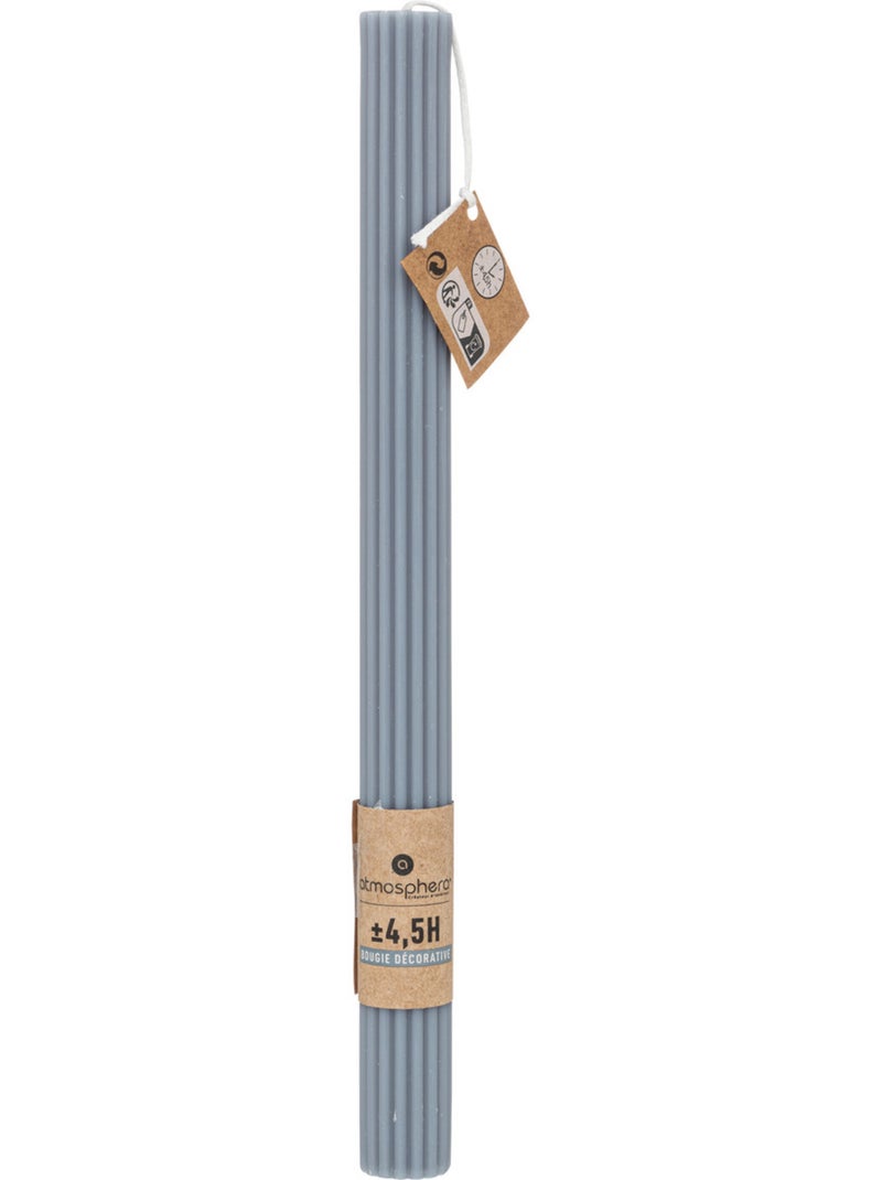 Bougie bâton DEMI Gris orage - Kiabi