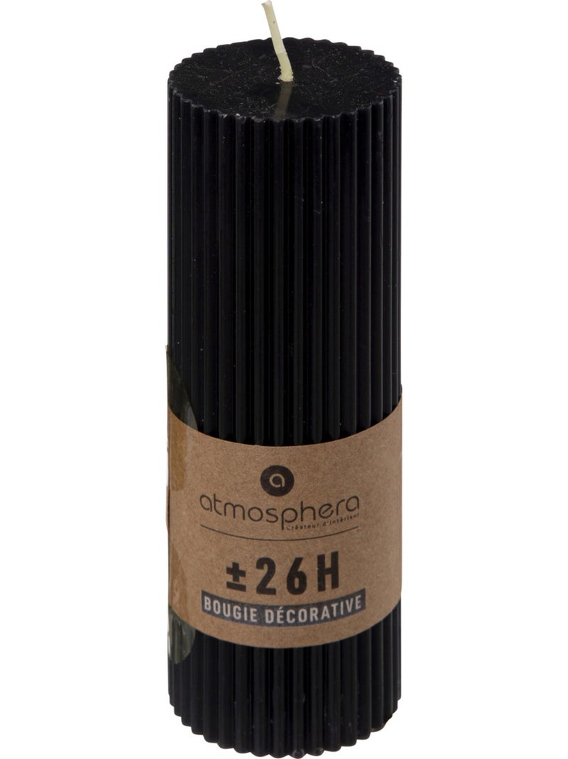 Bougie bâton DEMI Noir - Kiabi