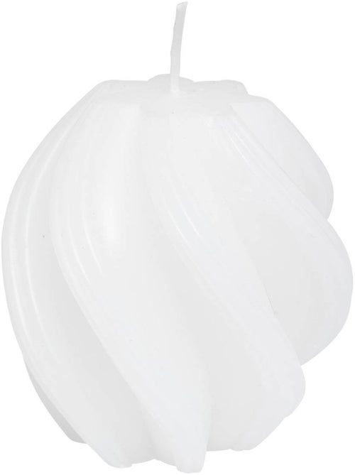 Bougie bâton torsadée sculptée TWIST WILD ROMANCE - Kiabi