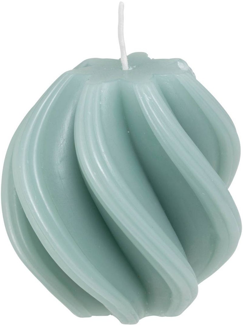 Bougie bâton torsadée sculptée TWIST WILD ROMANCE Orange - Kiabi