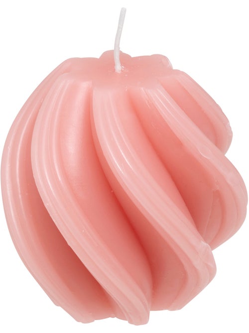Bougie bâton torsadée sculptée TWIST WILD ROMANCE - Kiabi