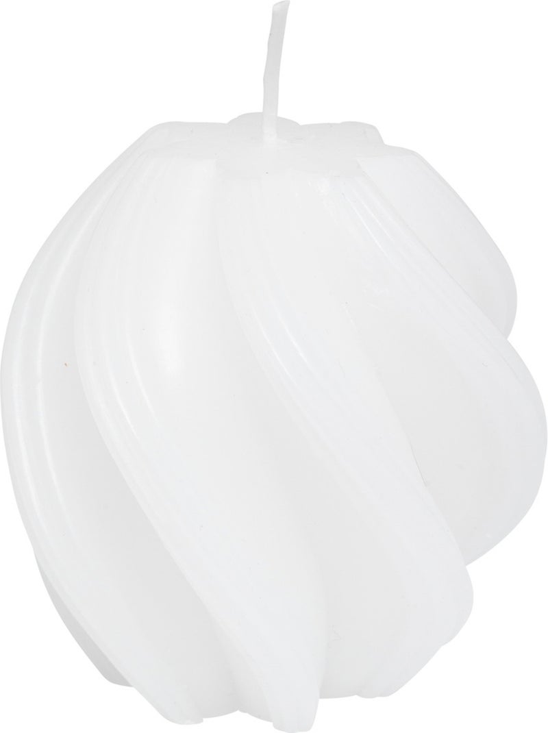 Bougie bâton torsadée sculptée TWIST WILD ROMANCE Vert - Kiabi