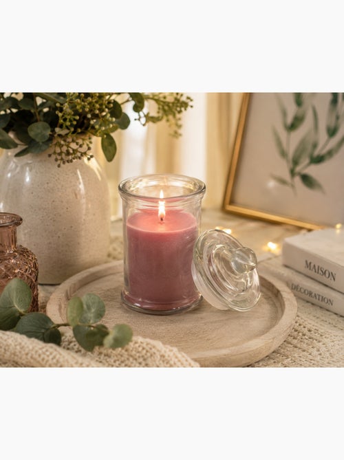 Bougie bocal en verre Fruit rouge - Kiabi Bougie bocal en verre Fruit rouge - Kiabi