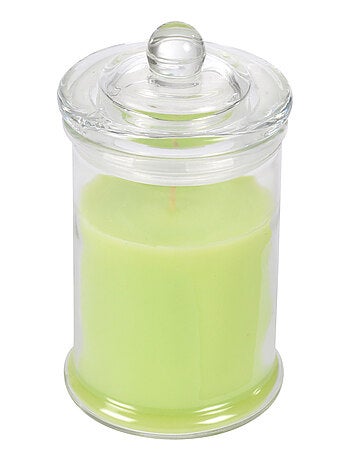 Bougie bocal en verre senteur Pomme