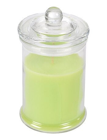 Bougie bocal en verre senteur Pomme