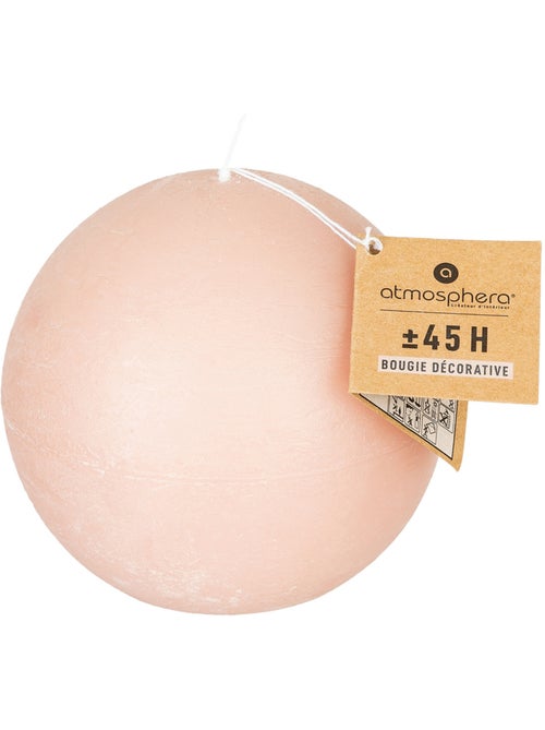 Bougie boule rustique OLIA - Kiabi