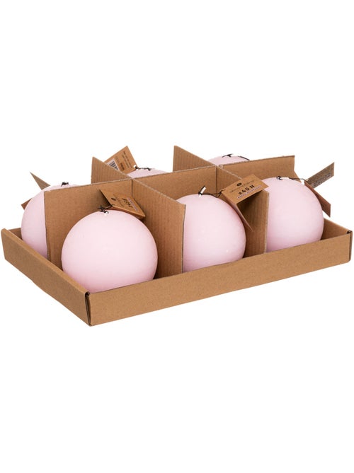 Bougie boule rustique OLIA - Kiabi