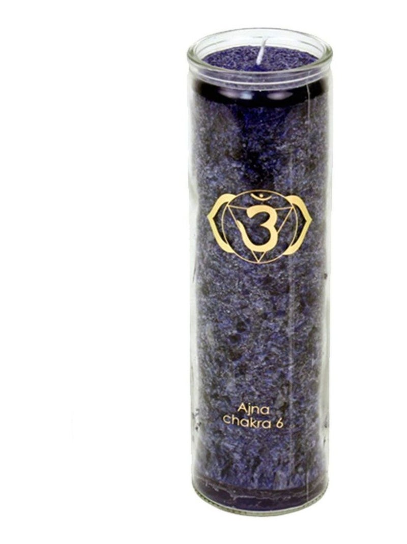 Bougie cassia, girofle, muscade en stearine 100 heures Bleu - Kiabi