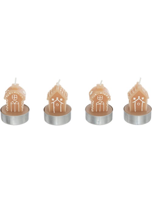Bougie chauffe-plat x4 maison 98g - Kiabi