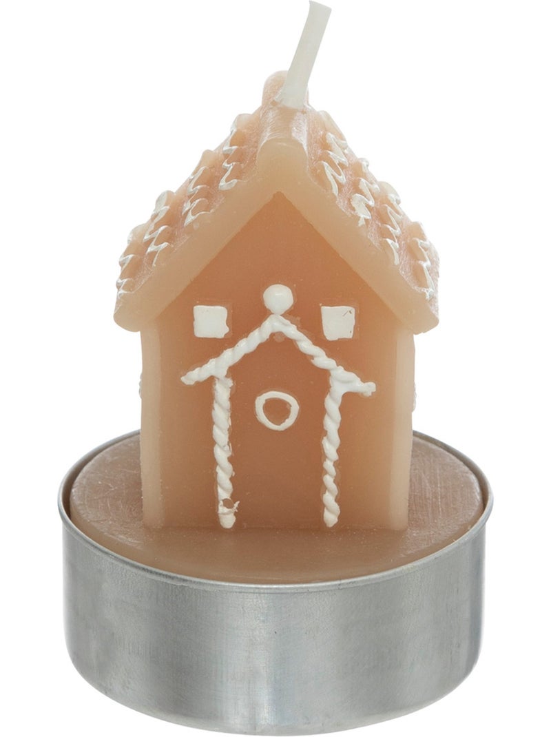 Bougie chauffe-plat x4 maison 98g Beige - Kiabi