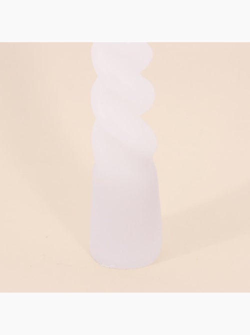 Bougie cône torsadé 6x30cm - Kiabi