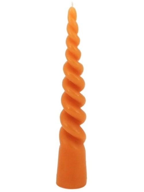 Bougie cône torsadé 6x30cm - Kiabi