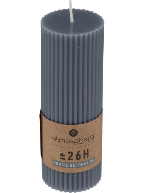 Bougie cylindre cannelé DEMI - Kiabi Bougie cylindre cannelé DEMI - Kiabi