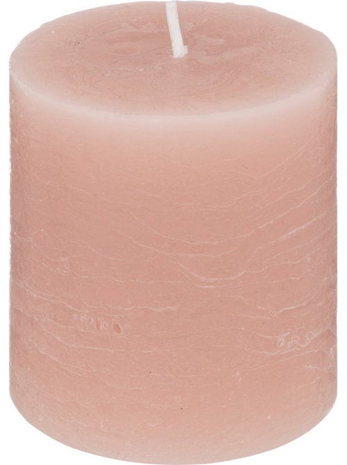 Bougie cylindre en cire aspect rustique OLIA - Kiabi