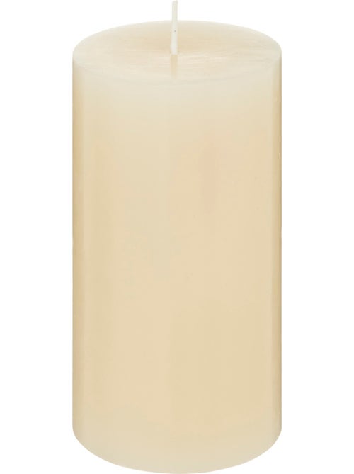 Bougie cylindre en cire HUGO - Kiabi