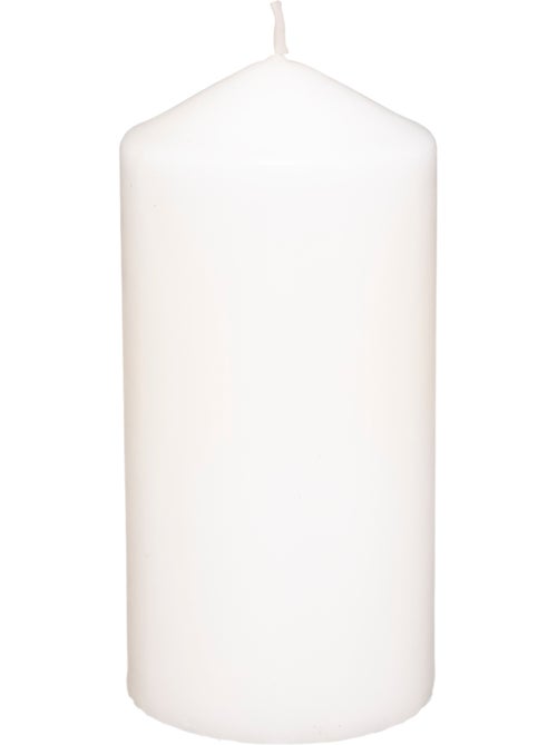 Bougie cylindre en cire HUGO - Kiabi